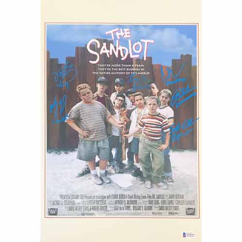 Marty Yeah Yeah Chauncey Squints Dual Signed The Sandlot 8x10 Photo FSG  2