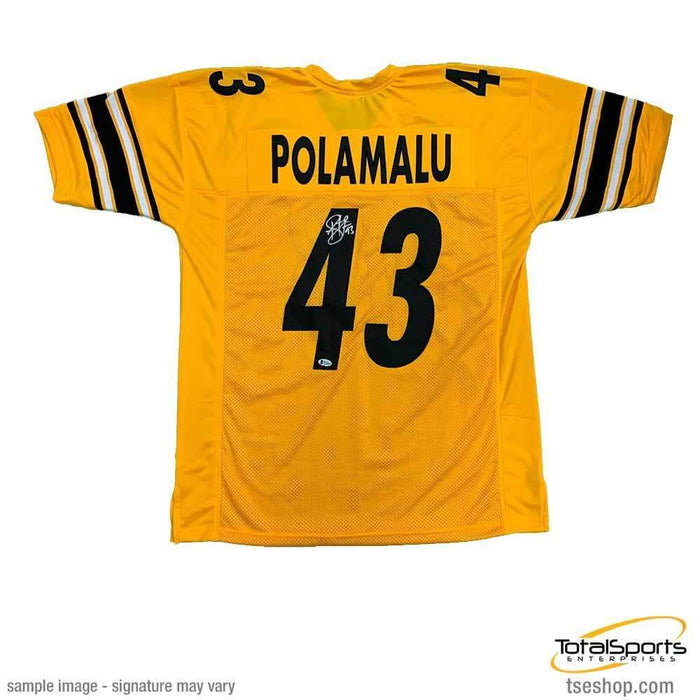 polamalu signed jersey