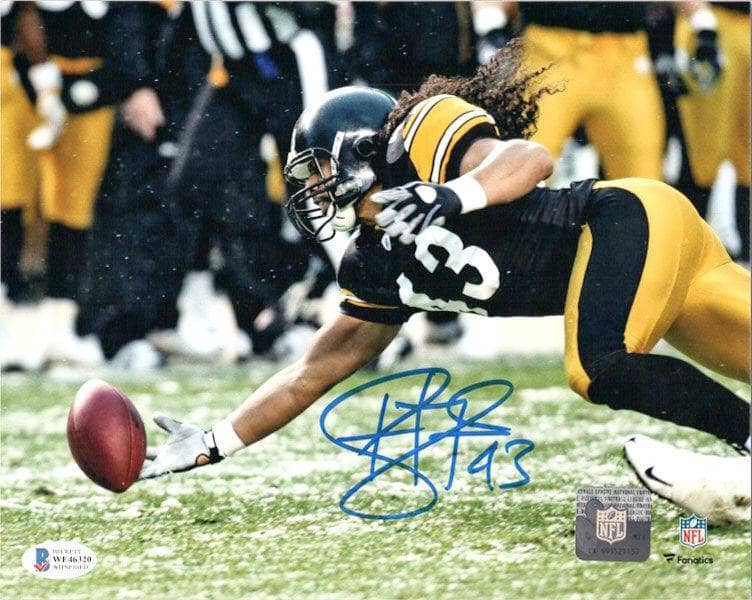 troy polamalu signed football