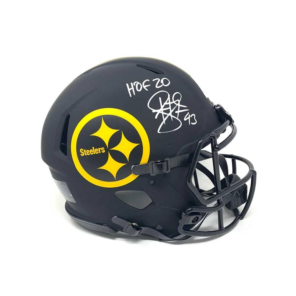 Troy Polamalu Signed Pittsburgh Steelers ECLIPSE SPEED Replica Helmet with HOF 2 | eBay