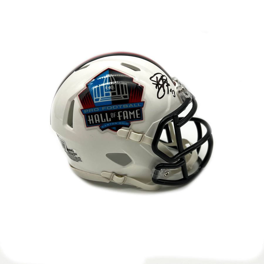 Troy Polamalu Signed White HOF Speed Mini Helmet — TSEShop