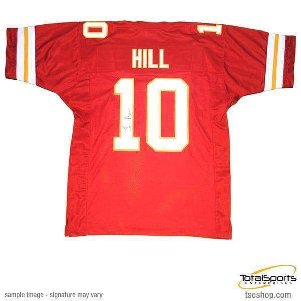 Tyreek Hill Signed Custom Red Jersey 