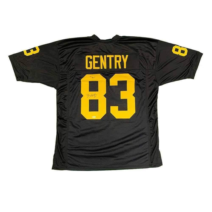 Zach Gentry Autographed Blue College 