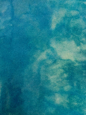 Hand Dyed Wool, BLUE CURAÇAO - Little Village Primitives