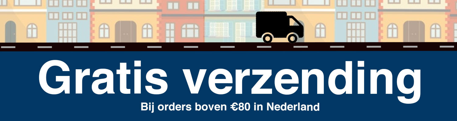 Gratis verzending boven 80 euro