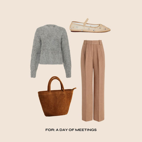 image of an outfit for a day full of meetings