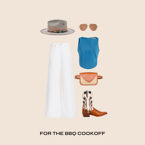 Rodeo Outfit paired with the Condesa Bag