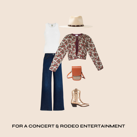 Rodeo Outfit paired with the Maui Micro Bag