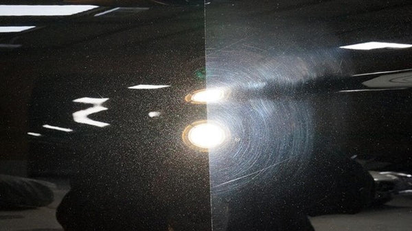 Before and after paint correction