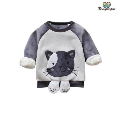 Pull Petit Chat Adorable Pour Bebe Formybabylove