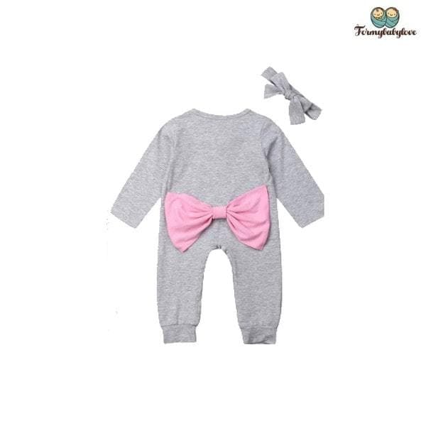 Pyjama Bebe Fille Gros Nœud Formybabylove