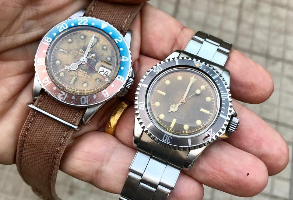 Tropical Duo Rolex 1675 and Tudor 7928 