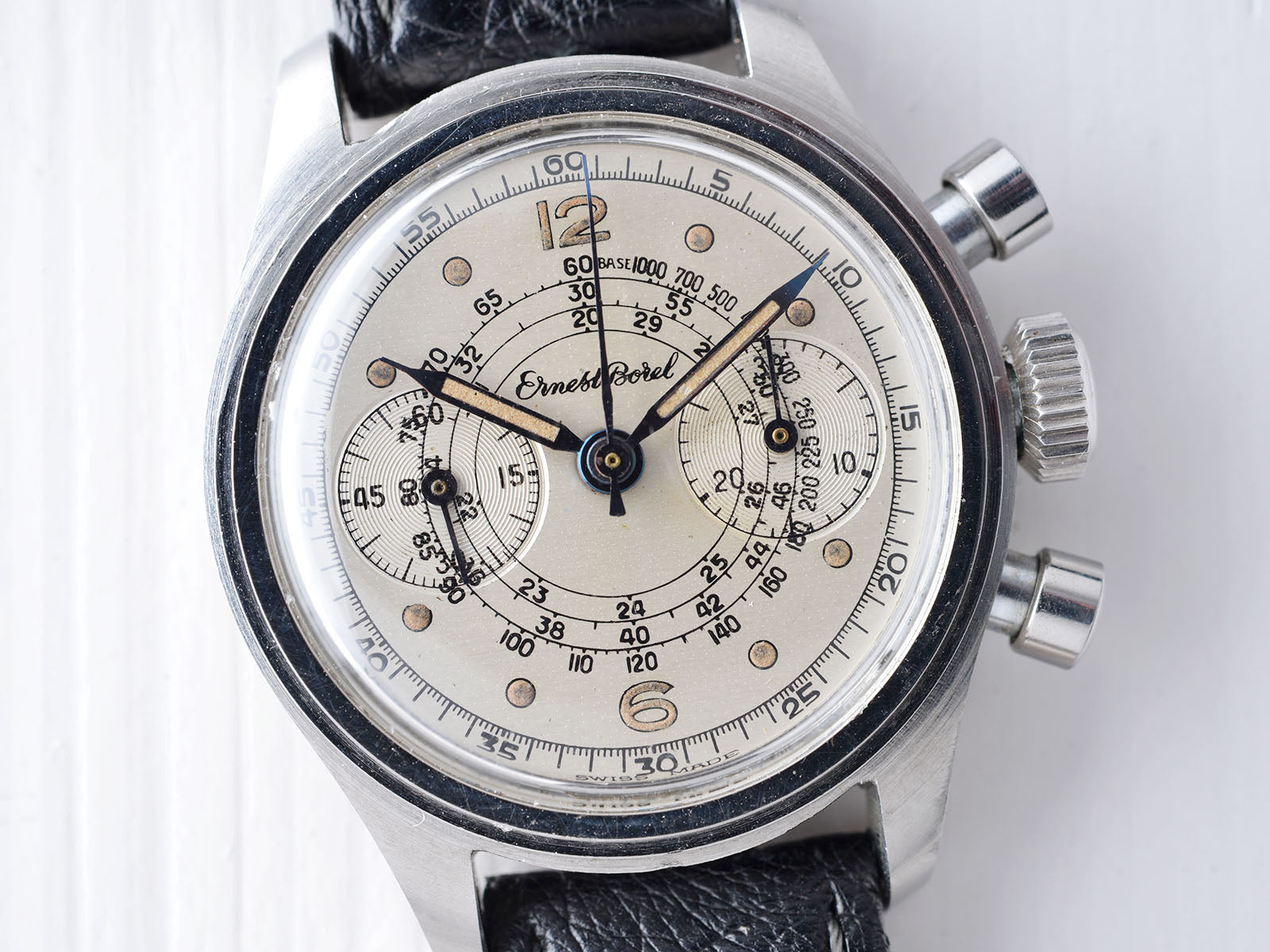 Spot On - Ernest Borel Mini Step Case Chronograph