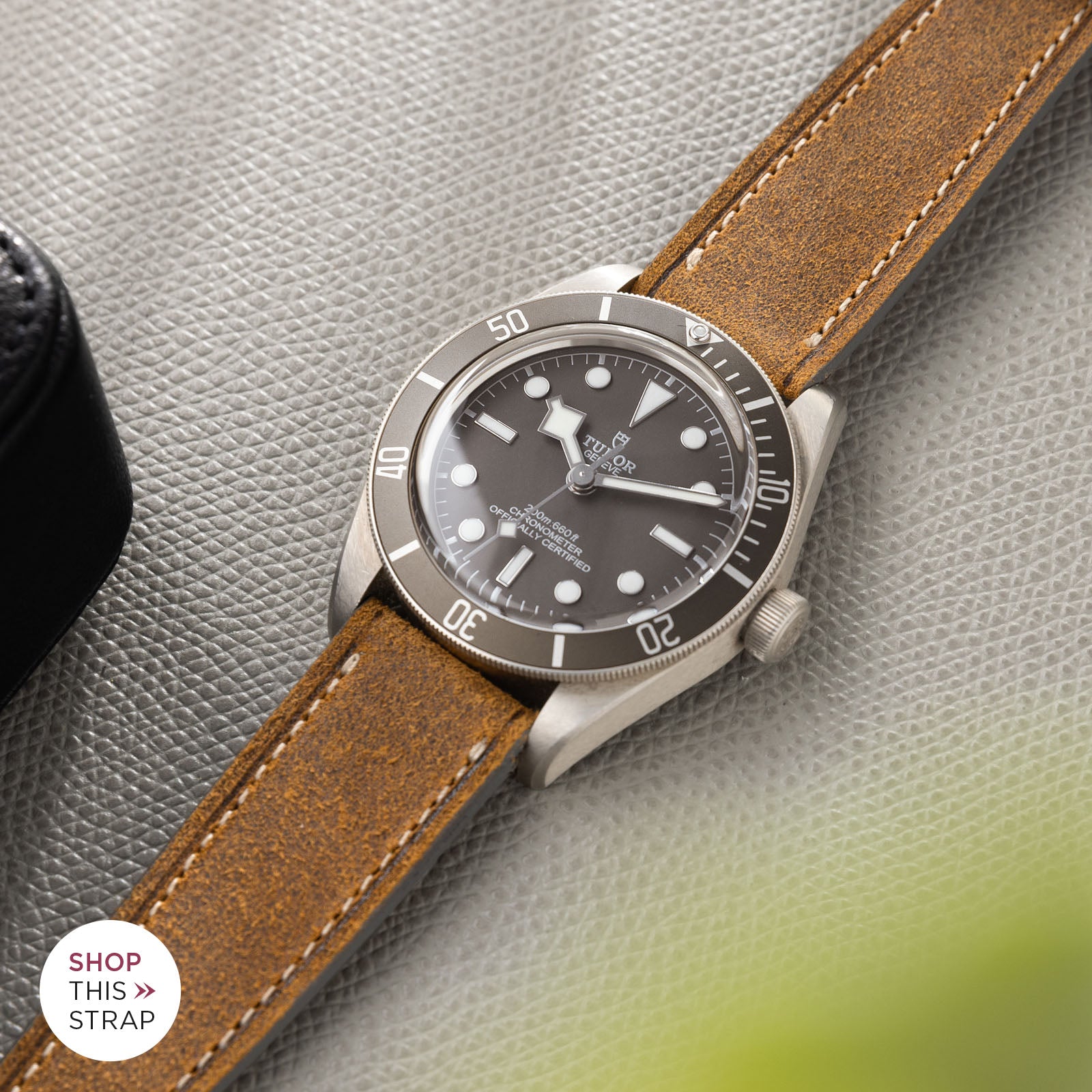 Bulang and Sons_Strap Guide_Tudor Black Bay Fifty Eight 925 Silver_Le Marais Leather Watch Strap