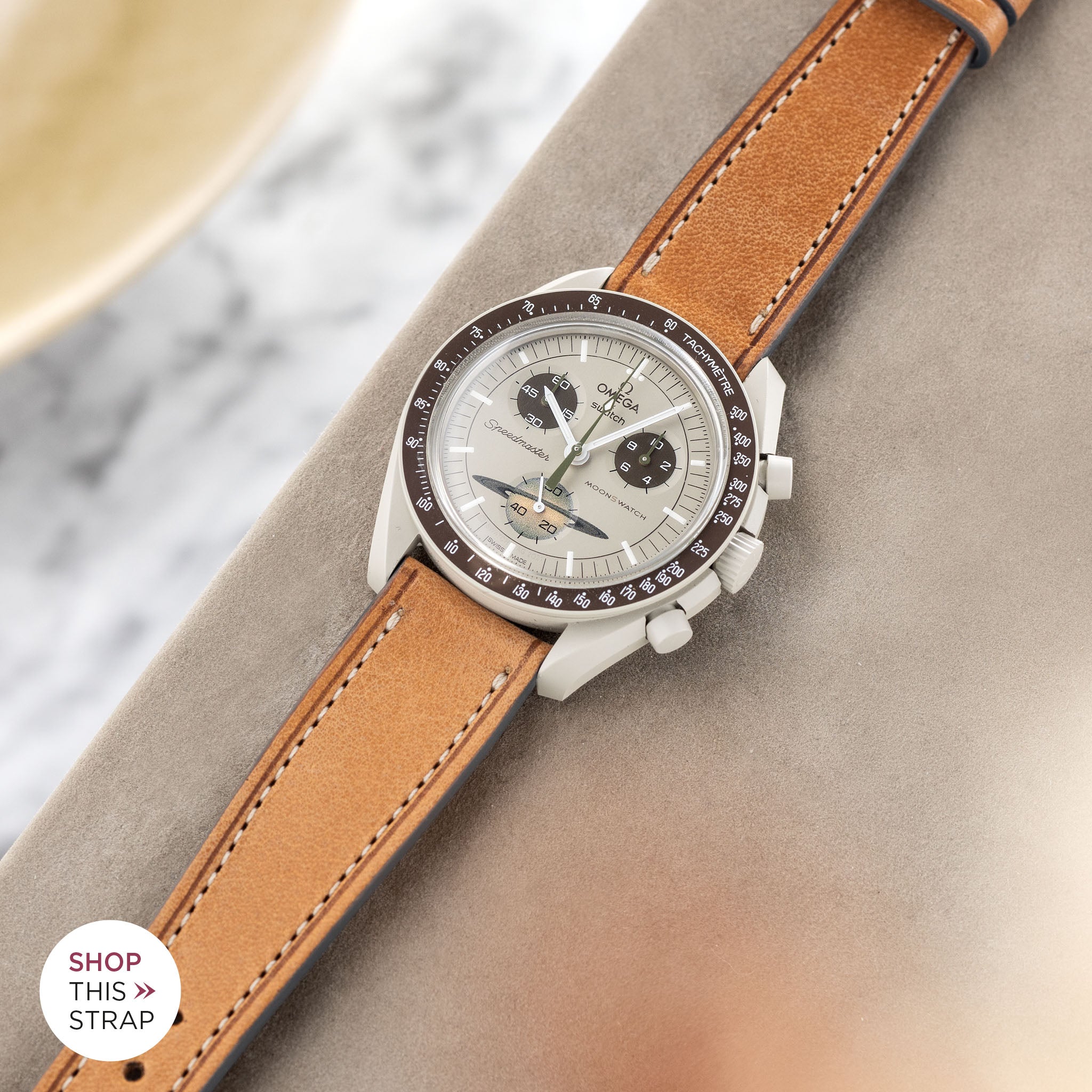 Montmartre Brown Leather Watch Strap