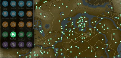 digital map for zelda breath of the wild