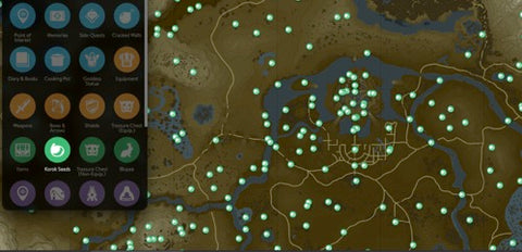 zelda breath of the wild ign interactive map