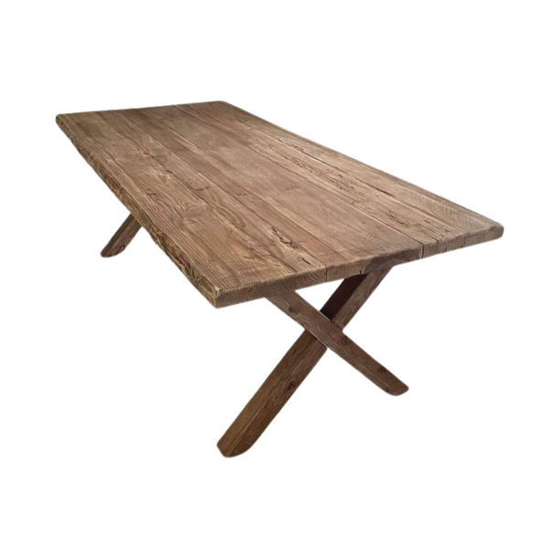 Maui Dining Table with Cross Legs