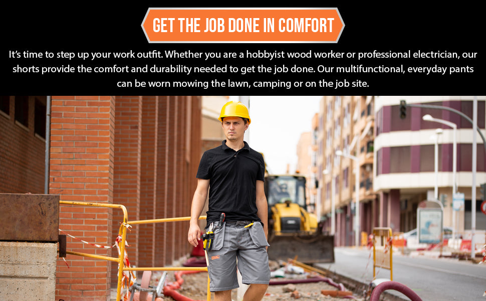 Durable work shorts