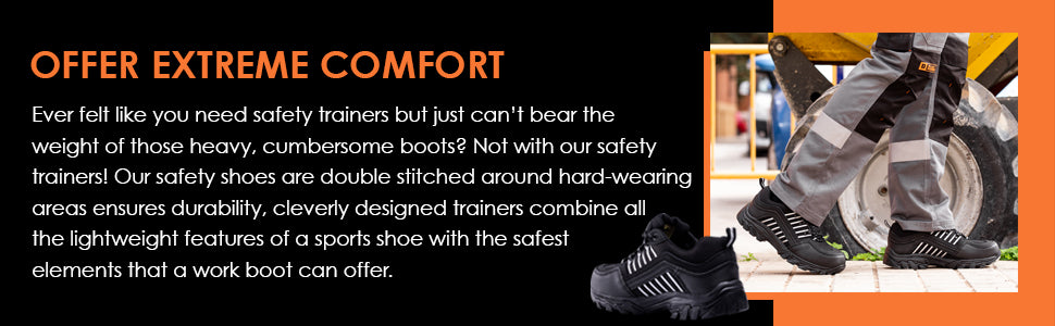 safety trainers that offers extreme comfort