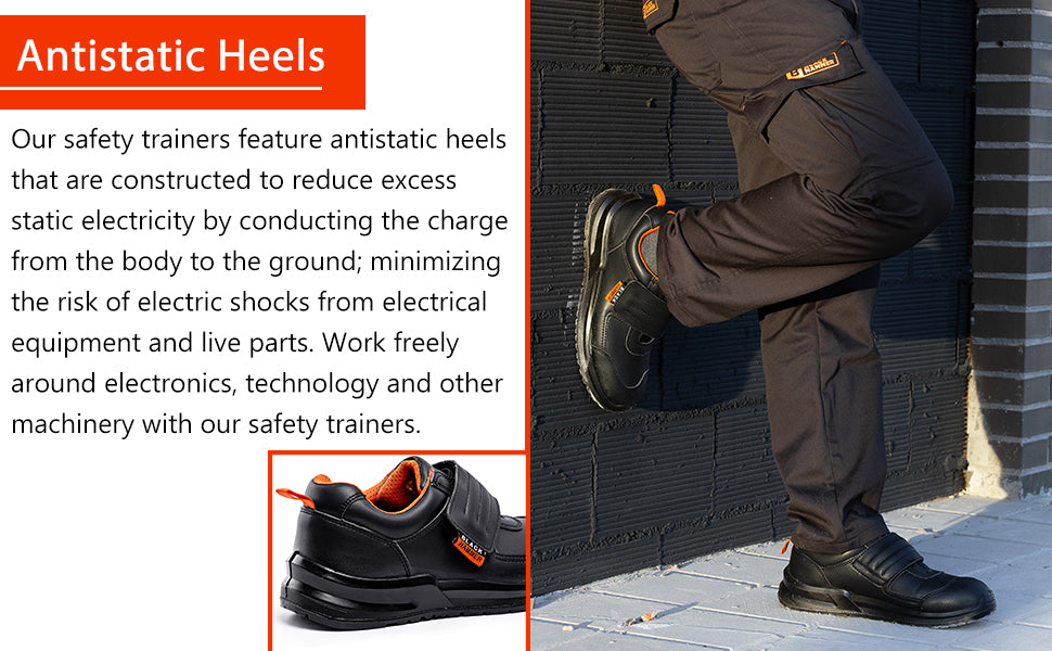 Work freely around electronics with these safety boots