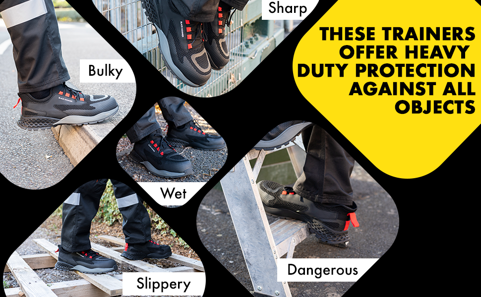 safety trainers that offer protection in any surface