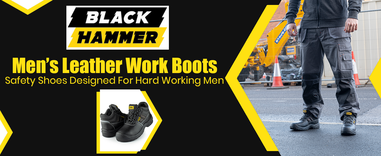 Men’s Leather Work Boots