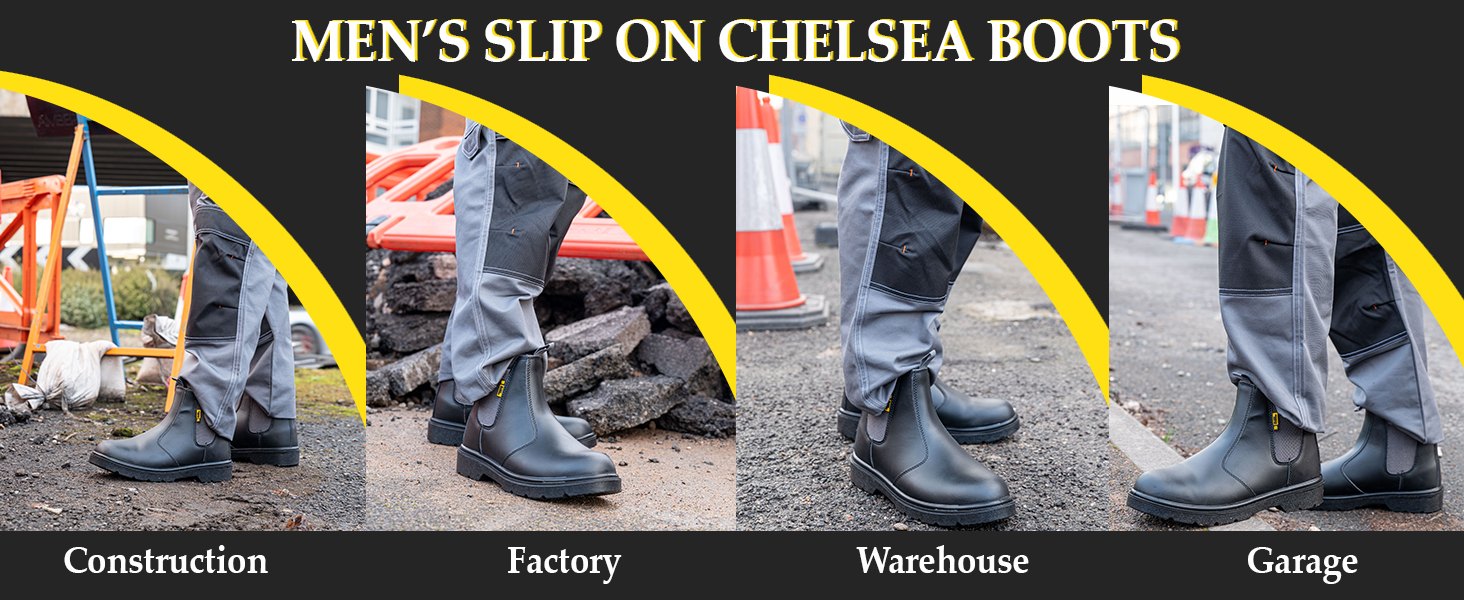 Men’s Slip on Chelsea Boots