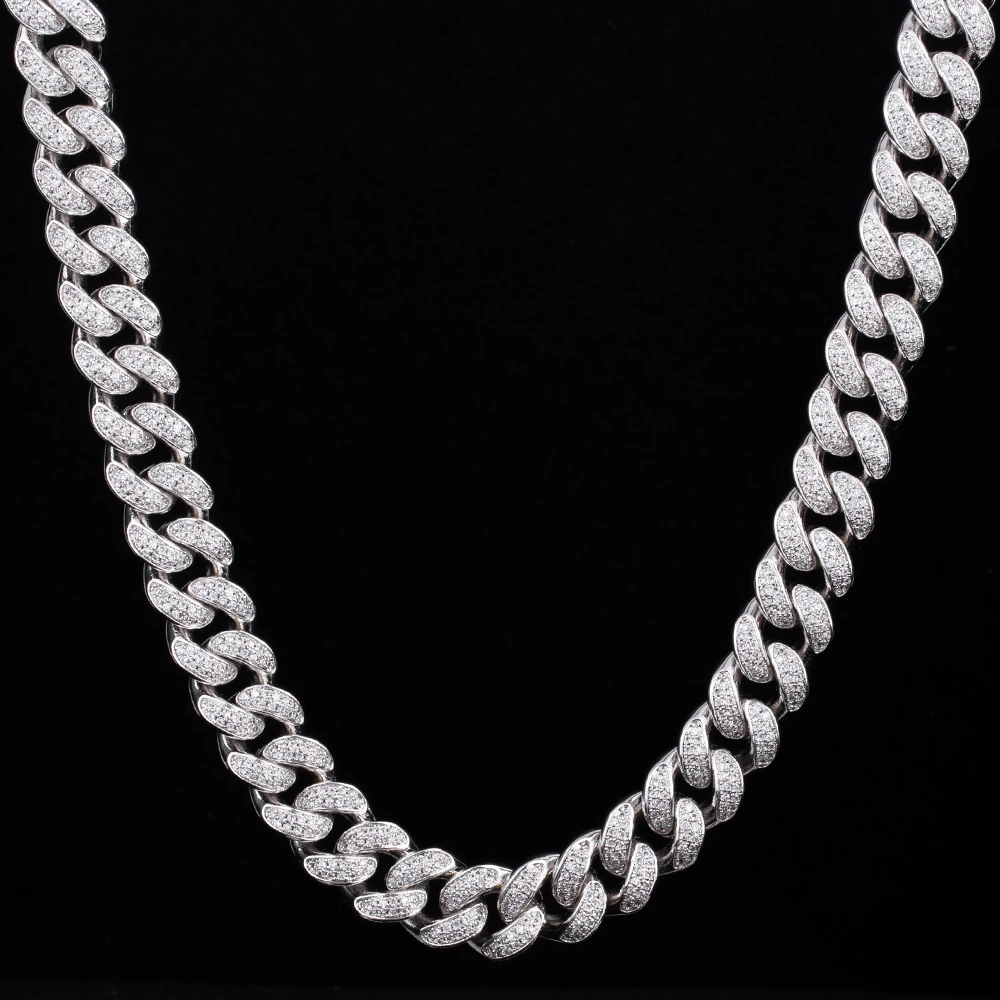 Mens White Gold Cuban Link Chain - www.inf-inet.com