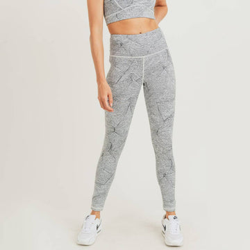 Zen Garden Jacquard Highwaist Leggings