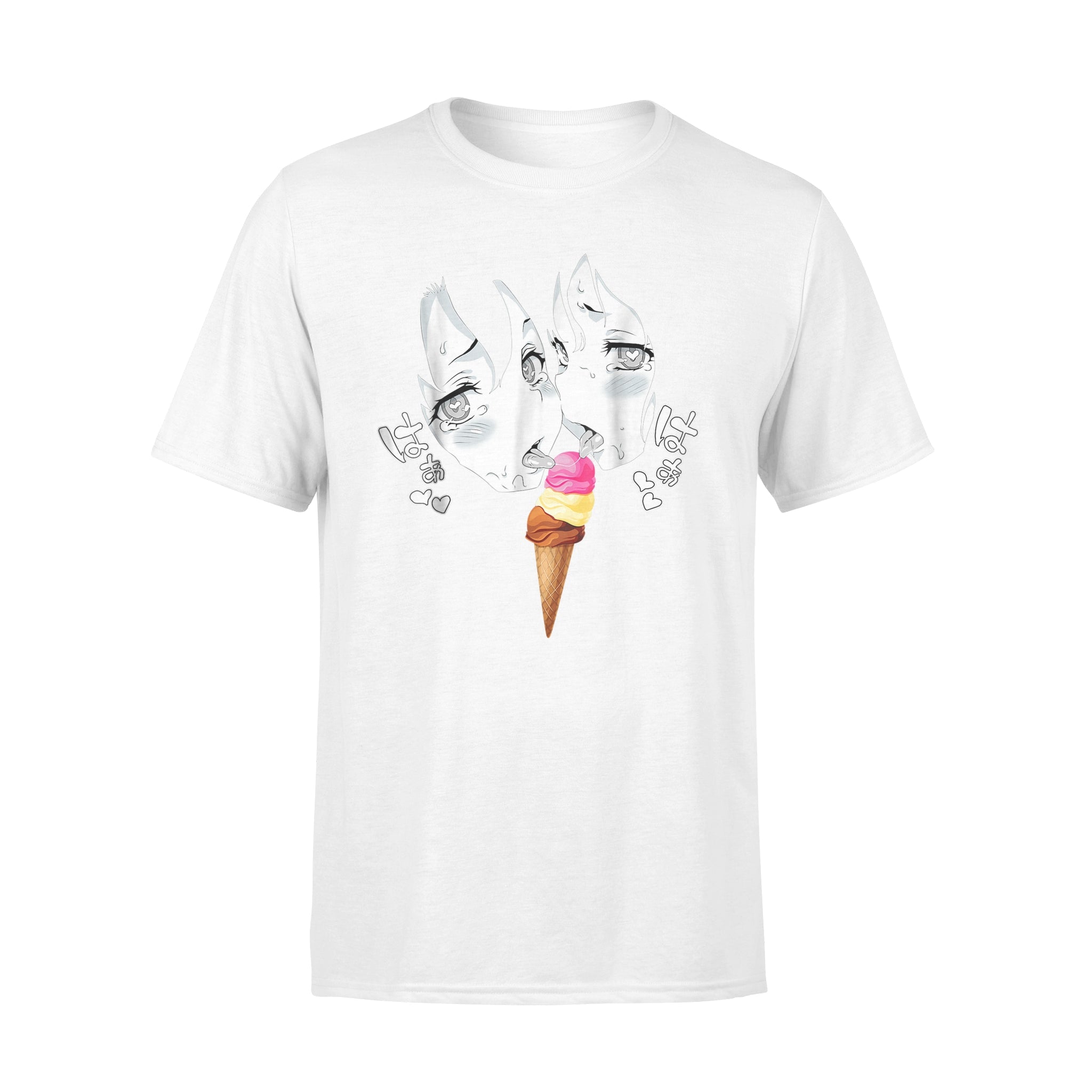 Ahegao Face  Anime  Manga Hentai Ice Cream Apparel Premium T 