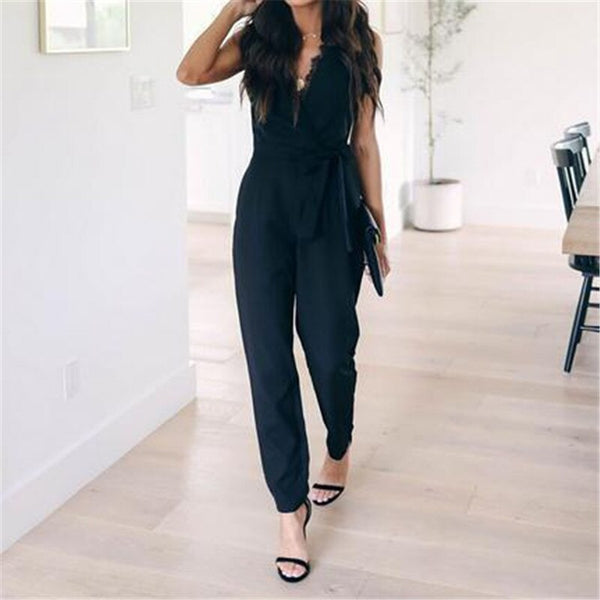 gray cotton jumpsuit