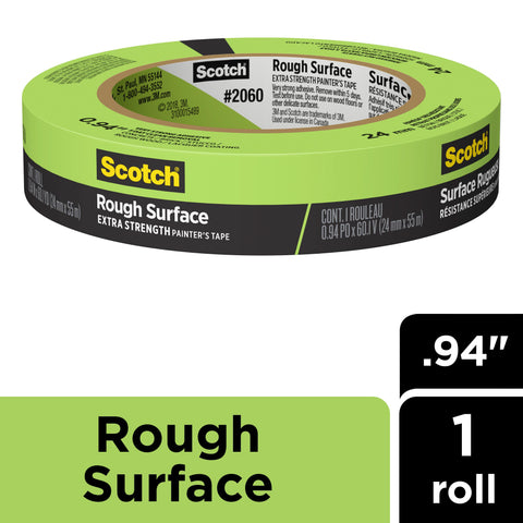 3M Scotch 2060 Green Painter's Tape, 18 mm (3/4 in) Width x 55 m