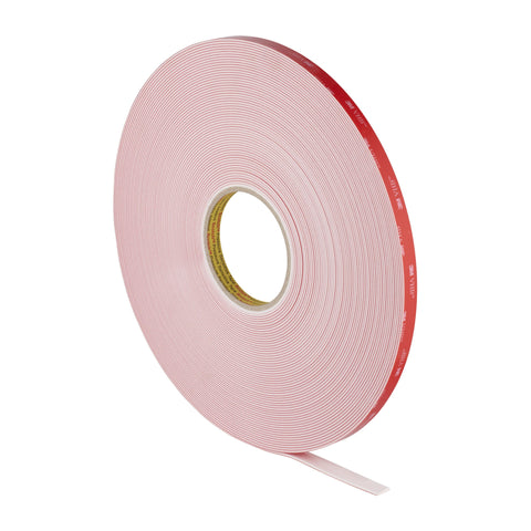 3M- Double Sided Mounting Tape- 1/2 x 75- White - Surry General