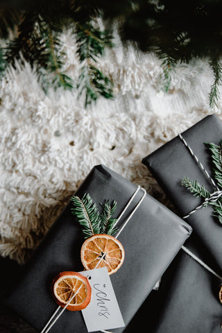 Dried Orange decorations & gift wrapping