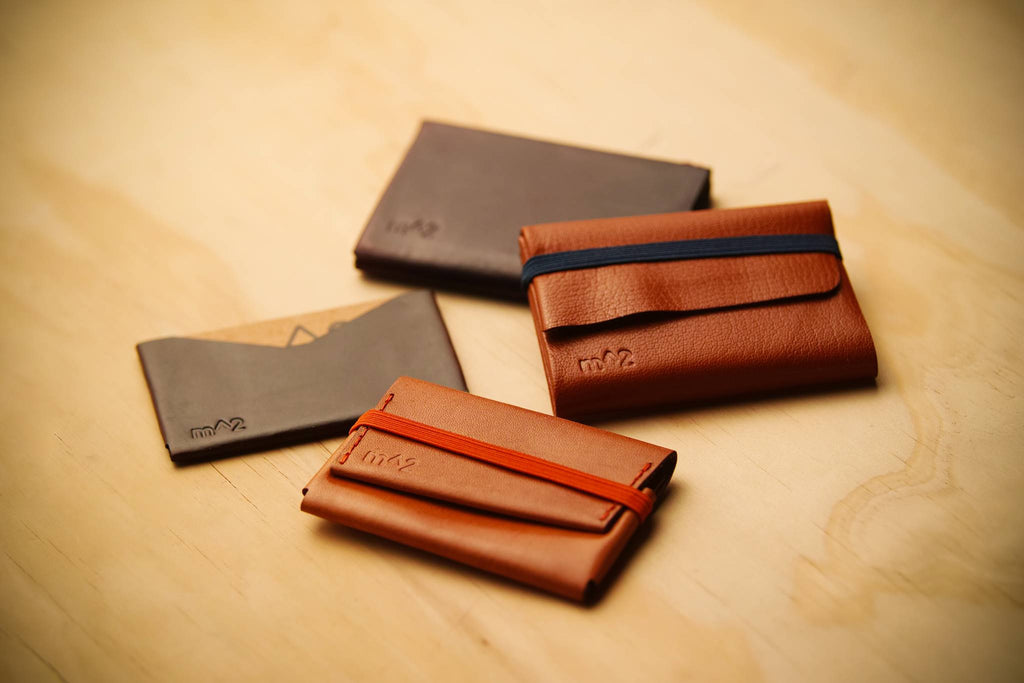 slim wallet minimalist wallet cardholder veg tan leather collection