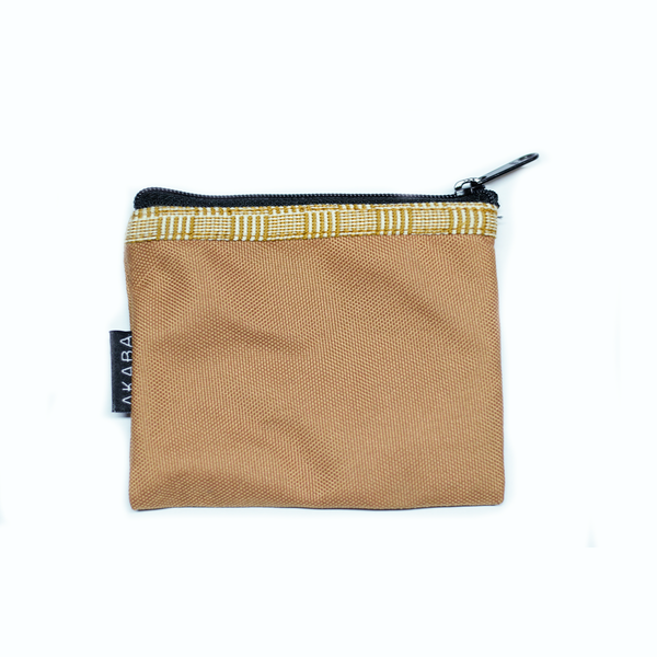 tan coin purse