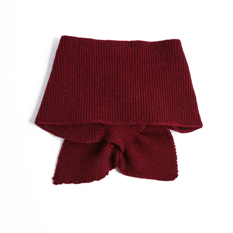 burgundy winter scarf