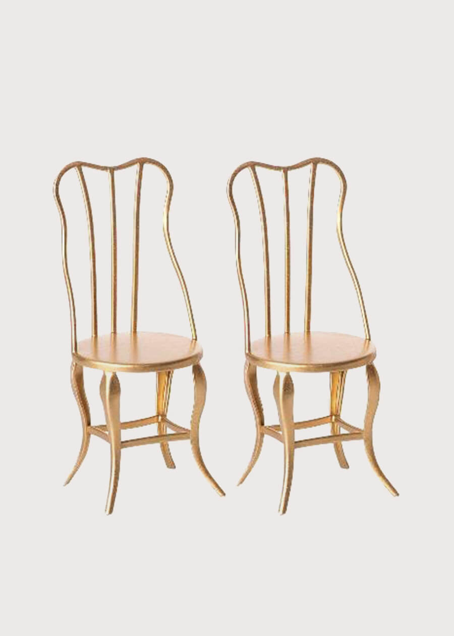 Micro Gold Vintage Chair (Gold / ONE SIZE)