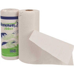 Renown White Perforated 2-Ply Paper Towel-Roll (84-Sheets/Roll, 30-Rolls/Case)
