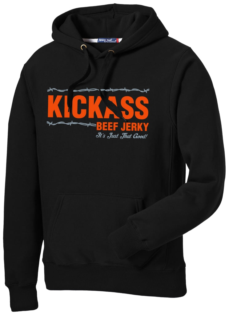 **NEW** Kickass Embroidered Premium Sweatshirt - BLACK - Kickass Snacks product image