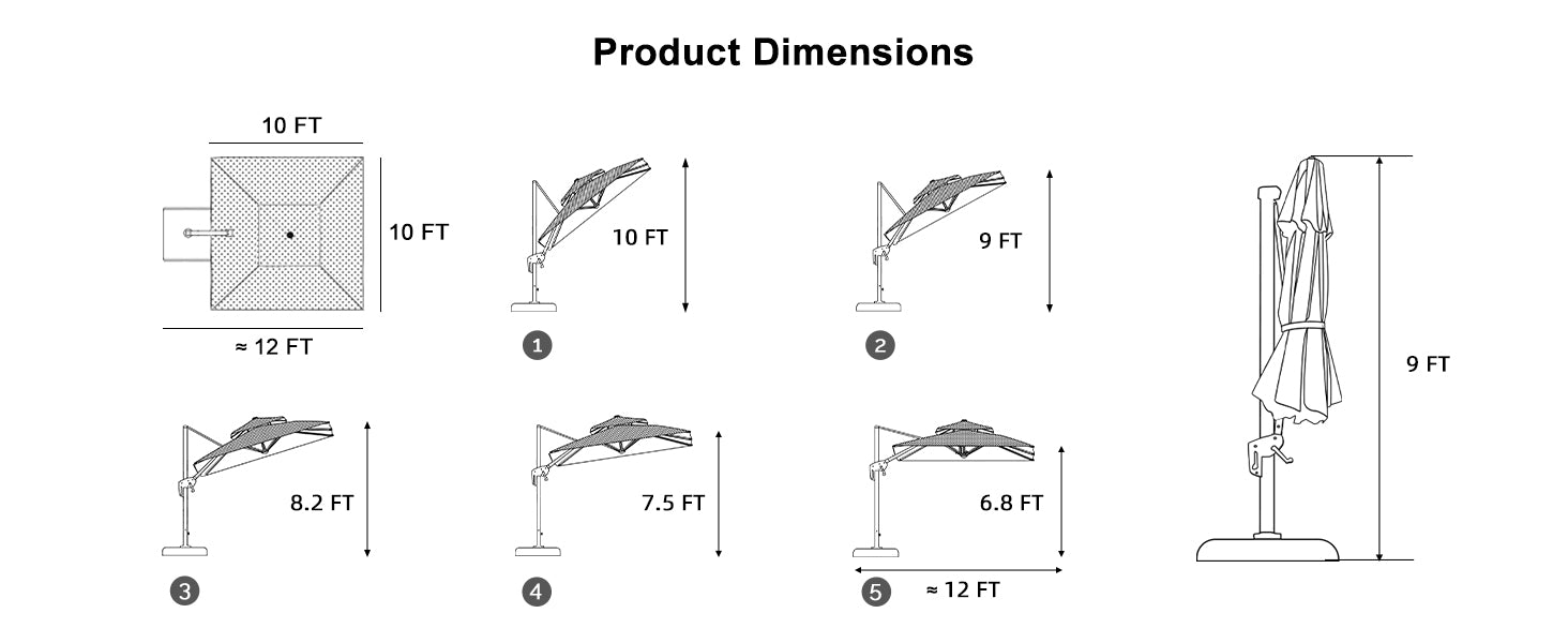 PURPLE-LEAF-11x15ft-patio-umbrella-product-dimensions