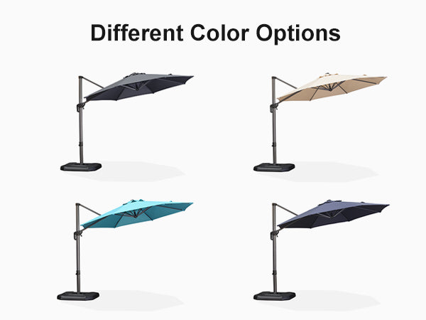 PURPLE-LEAF-10/11ft-patio-umbrella-different-color-options