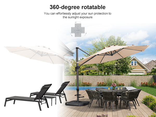 PURPLE-LEAF-10/11ft-Patio-umbrellas-can-be-rotated-360°