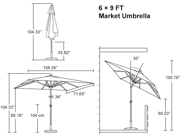 PURPLE-LEAF-Tilt-Table-Patio-Market-Umbrella-Square-Rectangle-moble-6-9