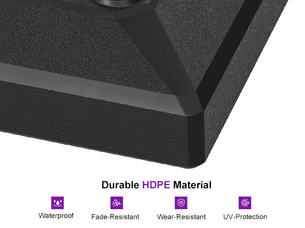 6.PURPLE LEAF Market Umbrella Base Material-45PE