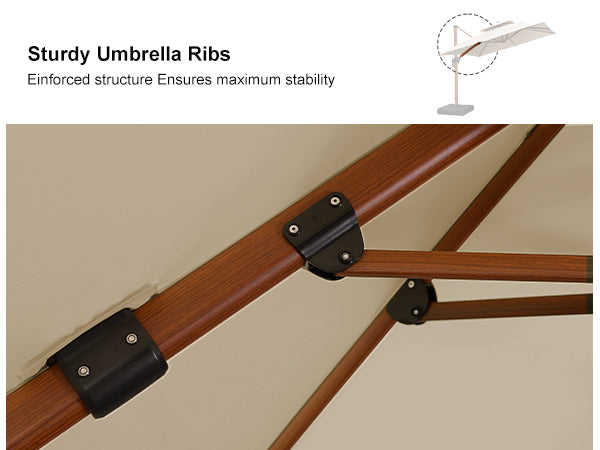 PURPLE_LEAF_Double_Top_Round_Aluminum_Cantilever_Umbrella_in_Wood_Color--sturdy-ribs