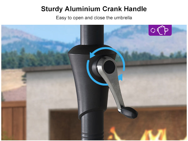 PURPLE-LEAF-Aluminum-Crank-Handle