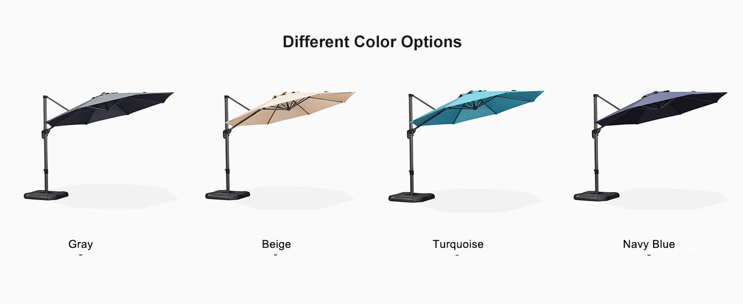 PURPLE-LEAF-10/11ft-patio-umbrella-different-color-options