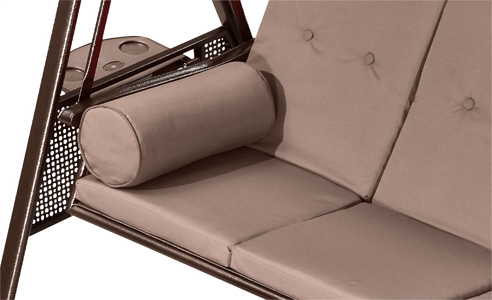 The swing has Built-in high-density cushion